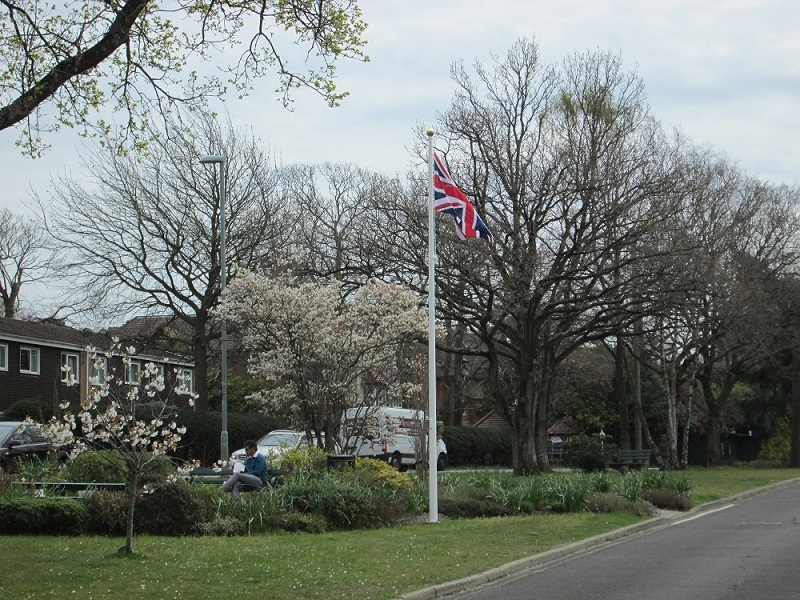 Flag on Petwyn