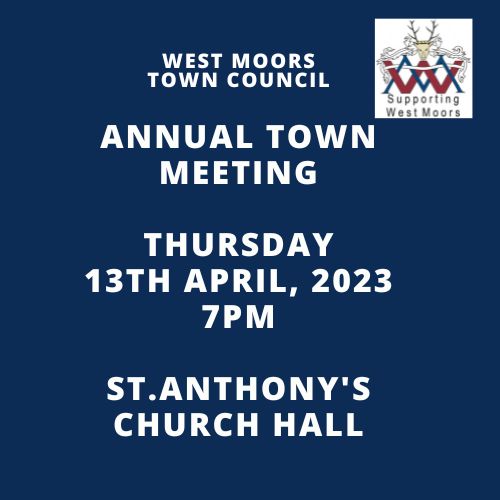 Annual Town Meeting 13th April 2023 at St. Anthony