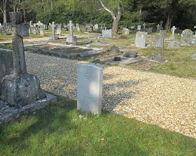 Molly Hare Plot in Cemetery