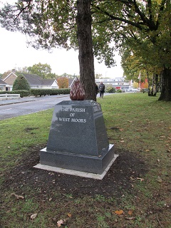 Memorial stone on The Petwyn