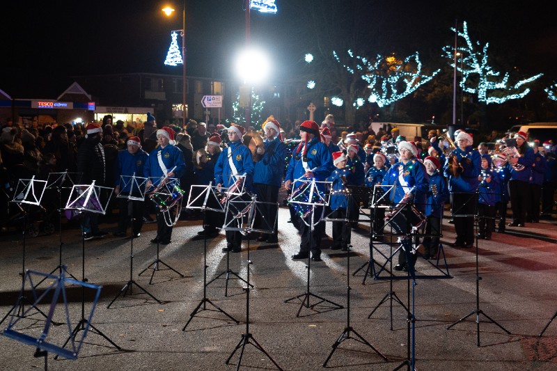 Bournemouth Youth Marching Band at Carols on the Petwyn