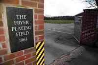 Entrance Sign Fryer Field