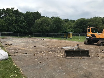 Skatepark almost clear