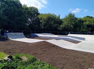 General view of new skatepark