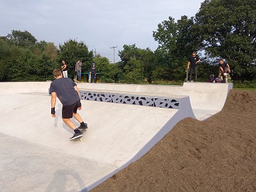 Skatepark in use 1