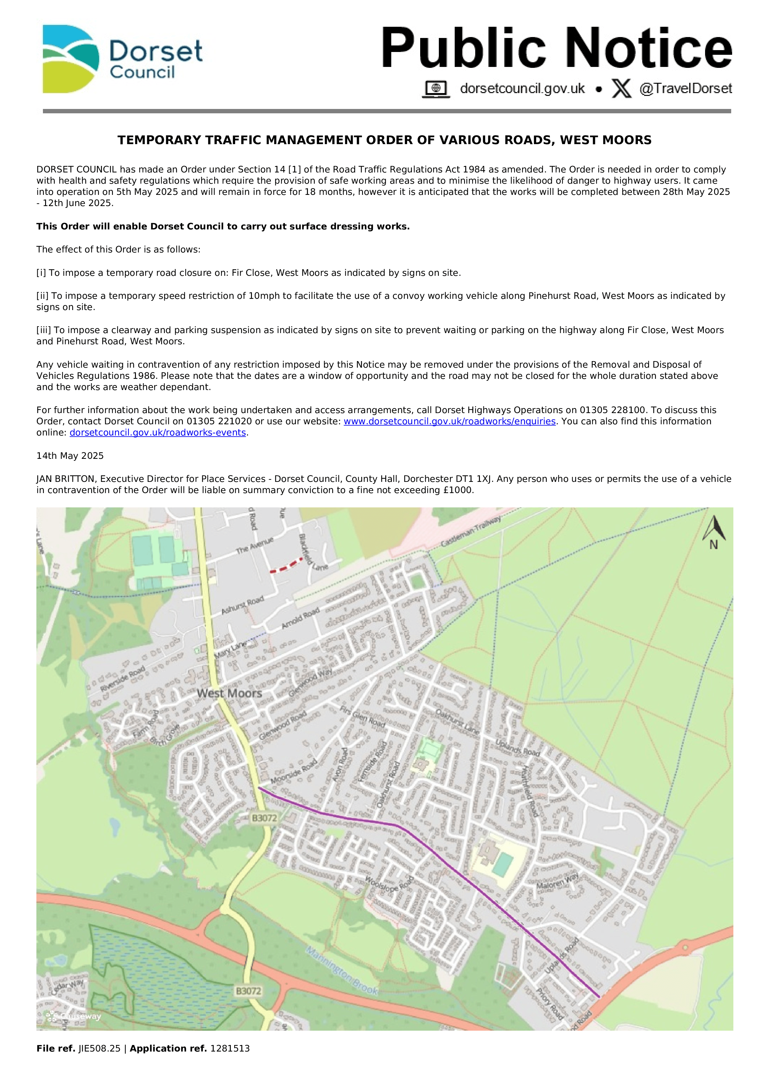 Resurfacing Works in West Moors