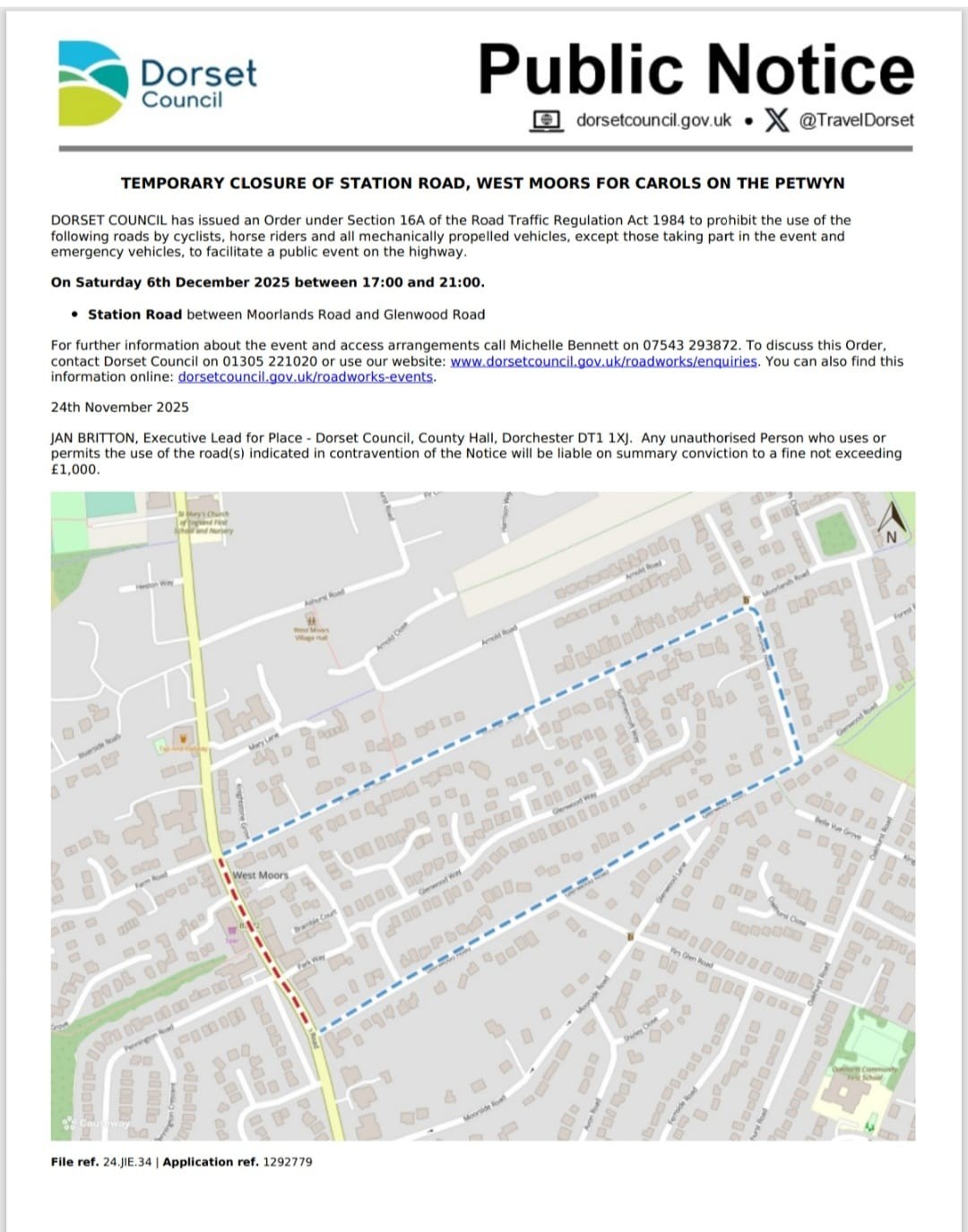 Upcoming Road Closure