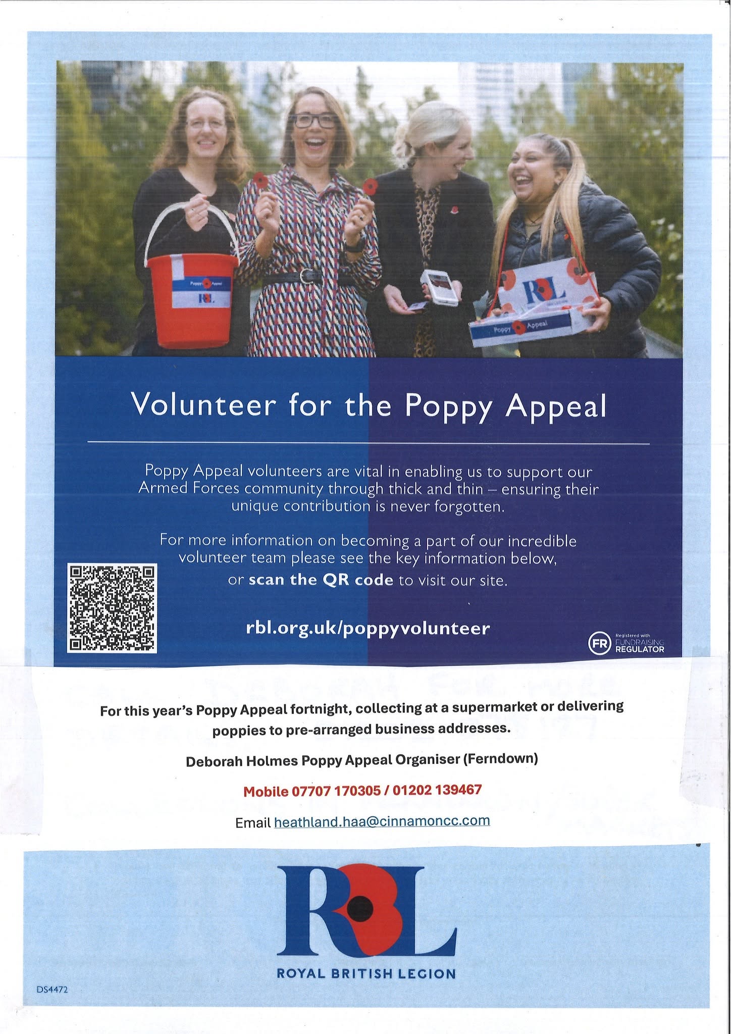 Poppy Appeal Volunteers Needed